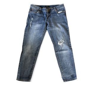 STS blue distressed denim size 9